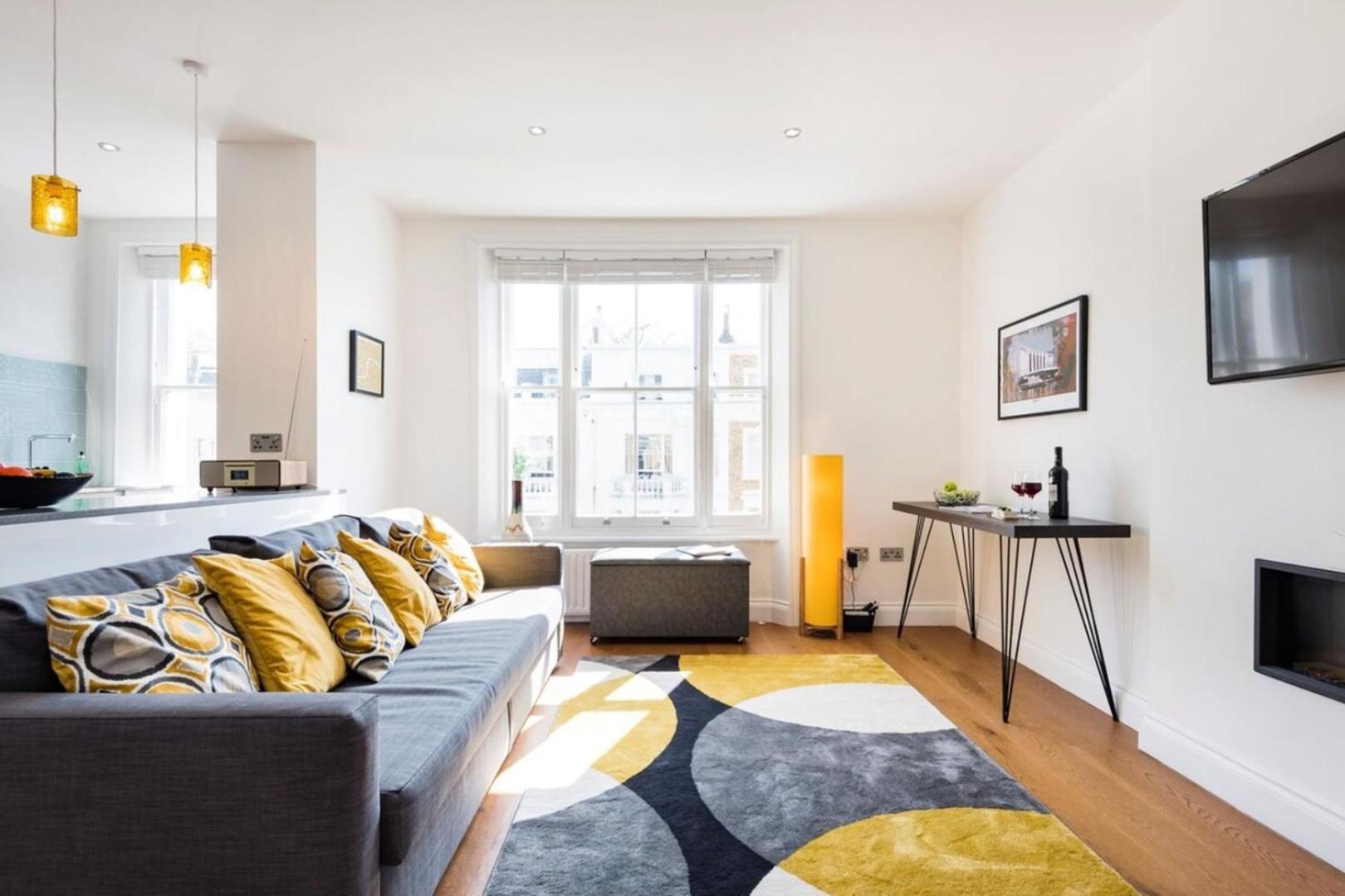 شقة Bright And Modern Earls Court Gem لندن المظهر الخارجي الصورة